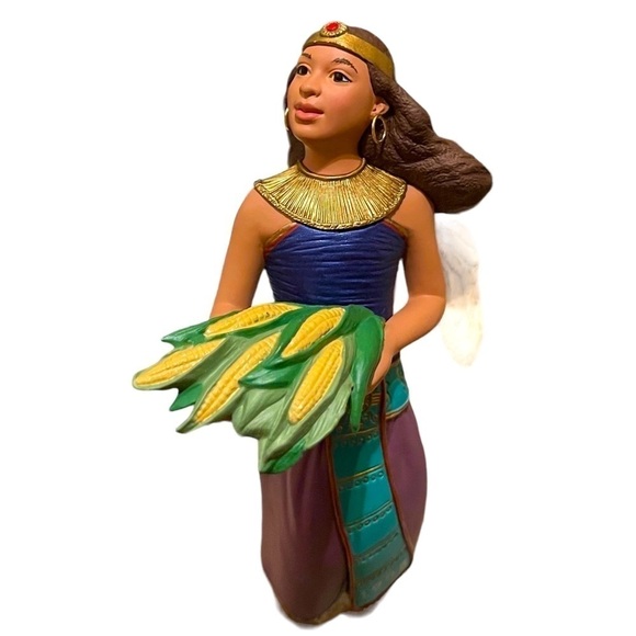 1998  "CELEBRATION OF ANGELS" Kwanzaa Hallmark Ornament Collectible Series #4/4 - Picture 2 of 12